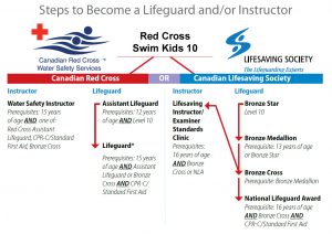 red cross swimming lesson chart