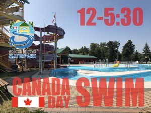 canada day special swim 12 - 5:30pm